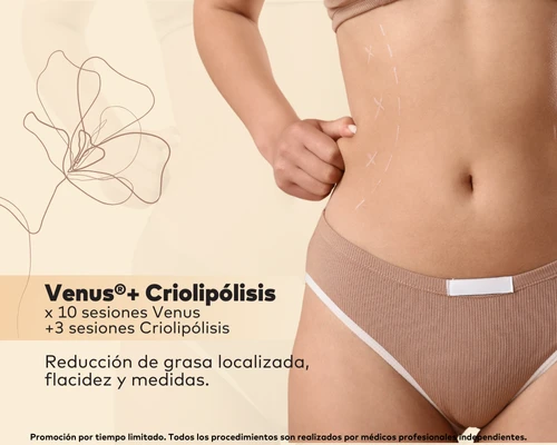 Venus + Criolipólisis en Promoestetica